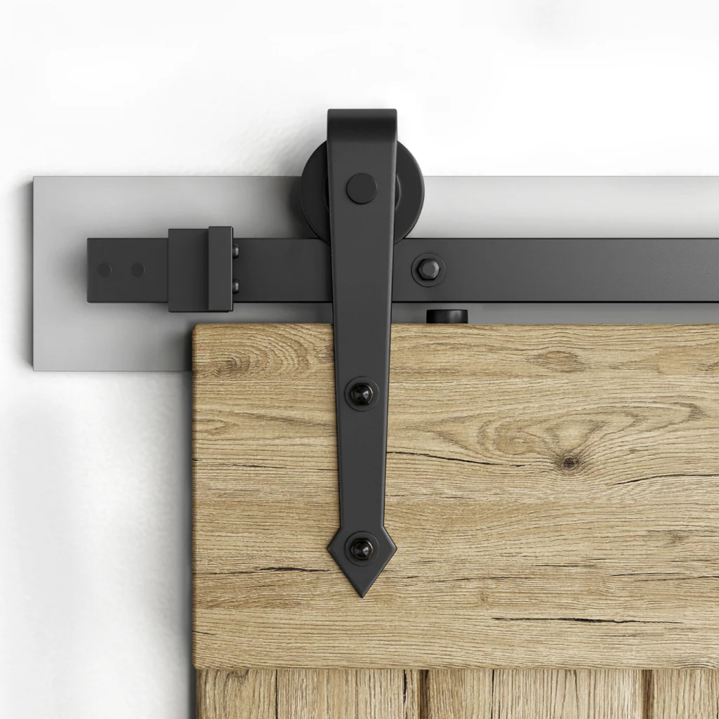 Arrow Hanger Bypass Barn Door Hardware Kit - Image 5