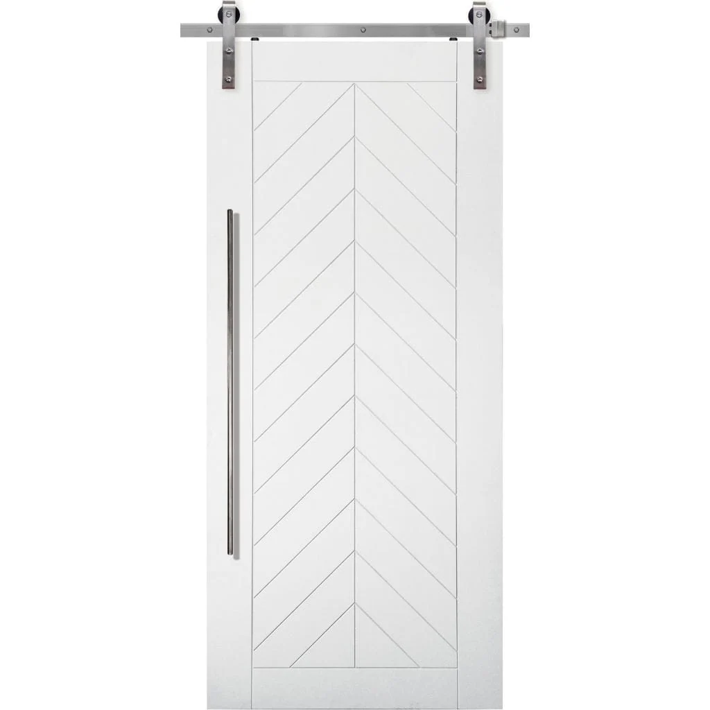 BarnCraft Chevron MDF Barn Door - Image 3
