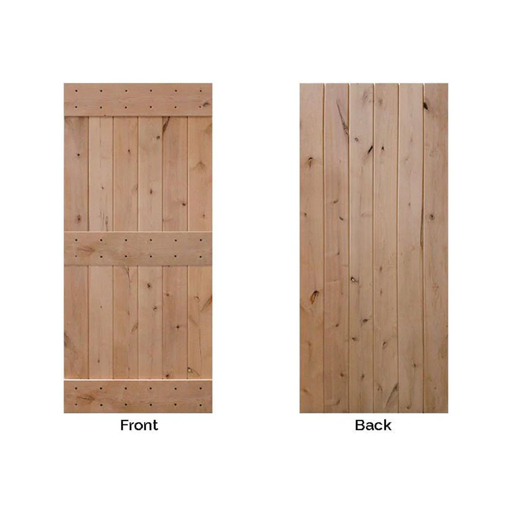 BarnCraft Midrail Plank Barn Door - Image 3