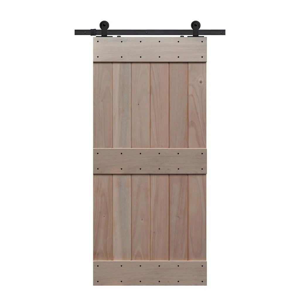 BarnCraft Midrail Plank Barn Door - Image 5