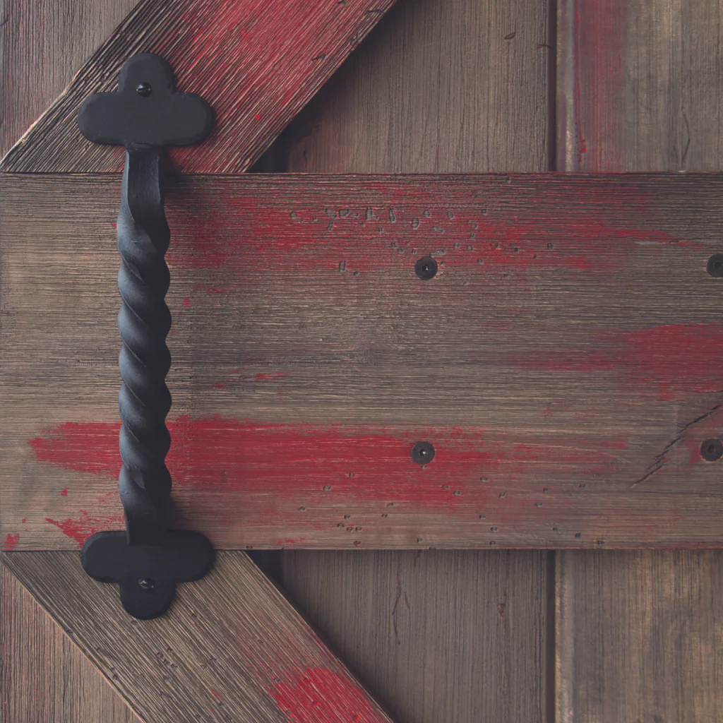 BarnCraft Santa Fe Wrought Iron Barn Door Pull Handle - Image 3