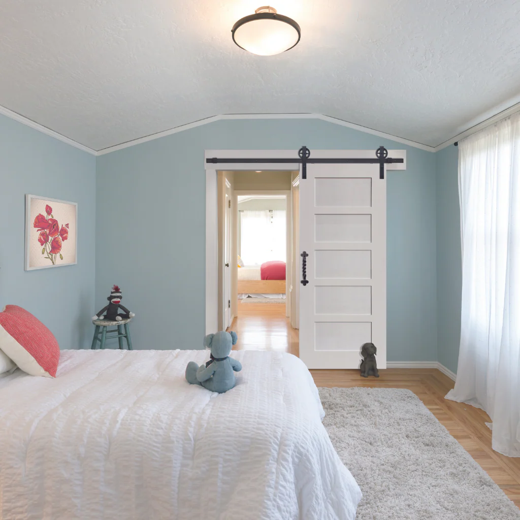 BarnCraft Shaker Five Panel MDF Barn Door - Image 2