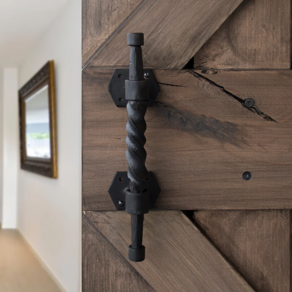 BarnCraft Tucson Wrought Iron Barn Door Pull Handle - Image 3