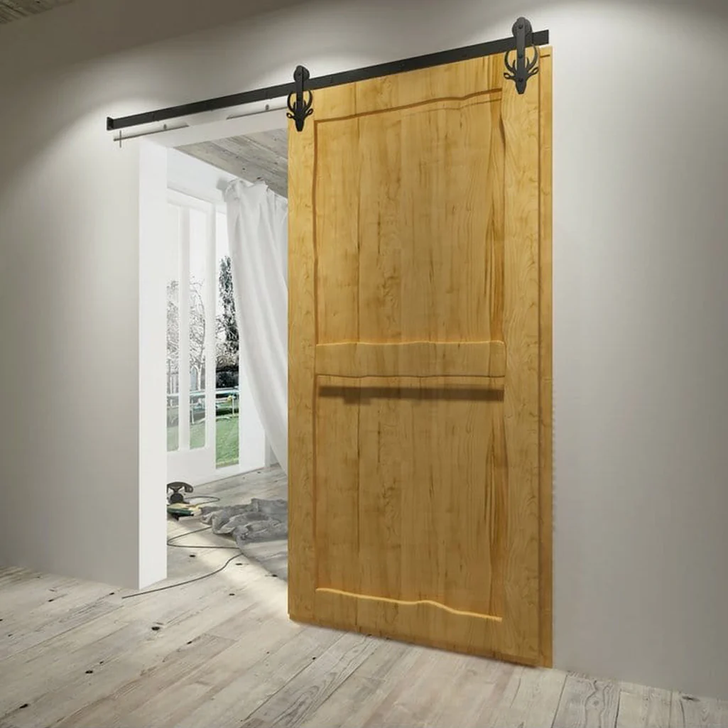 Buck Deer Single/Double Barn Door Hardware Kit - Image 4