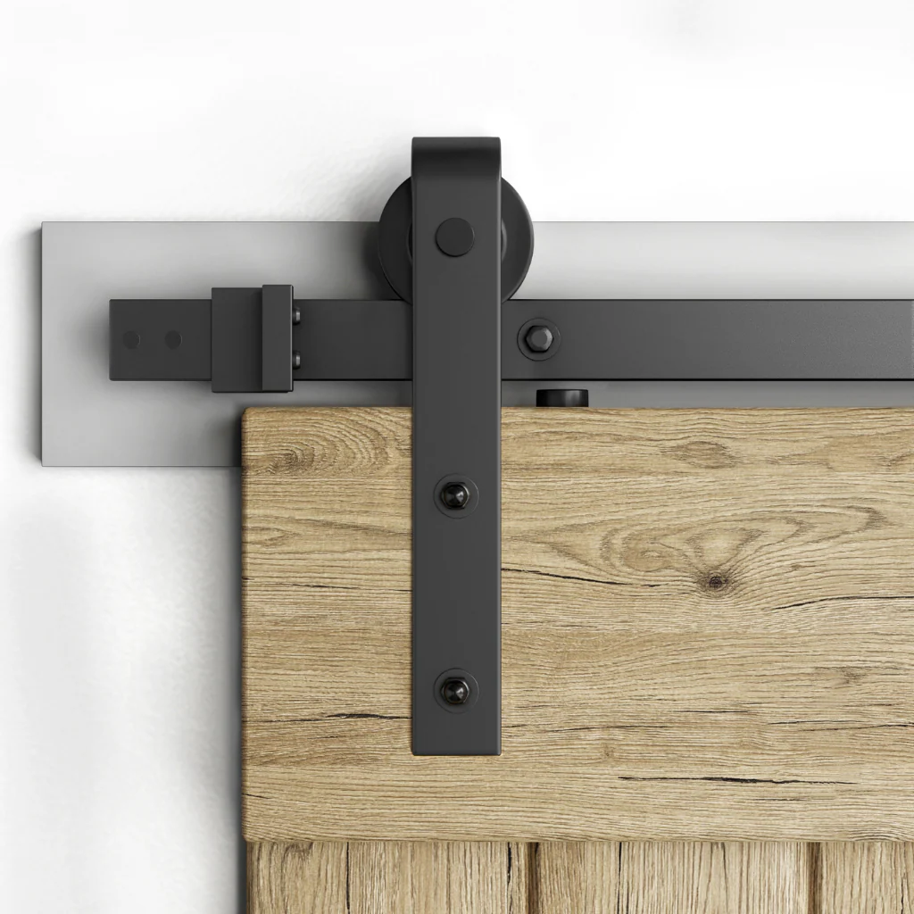 Classic Strap Bypass Barn Door Hardware Kit - Image 6