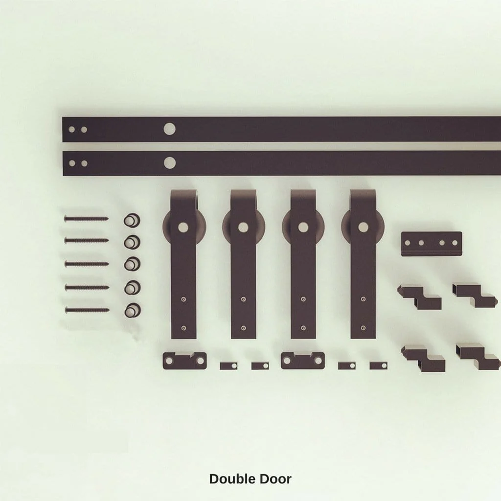 Classic Strap Mini Barn Door Hardware Kit - Image 4