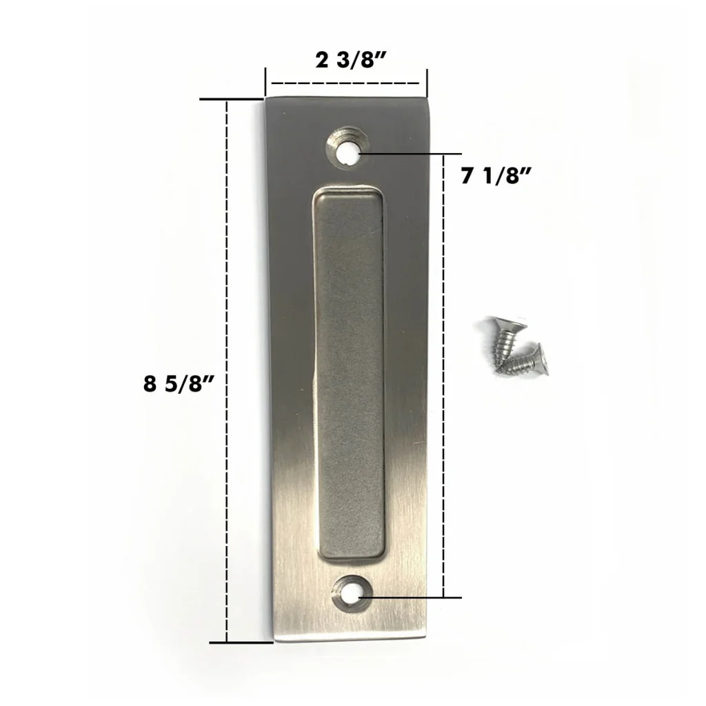 Flush Barn Door Finger Pull - Image 4