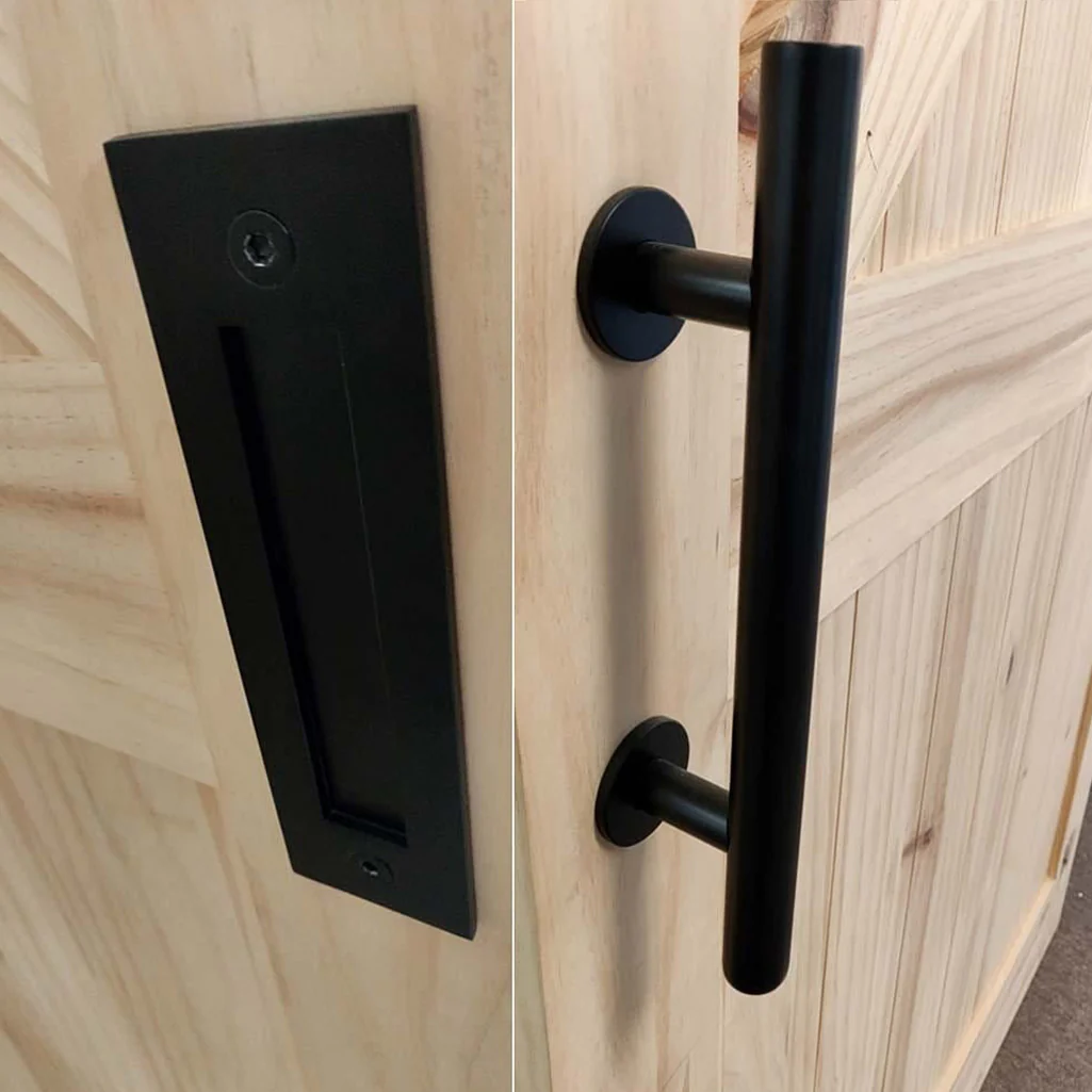 Dual Sided Barn Door Pull & Flush Handle - Image 2