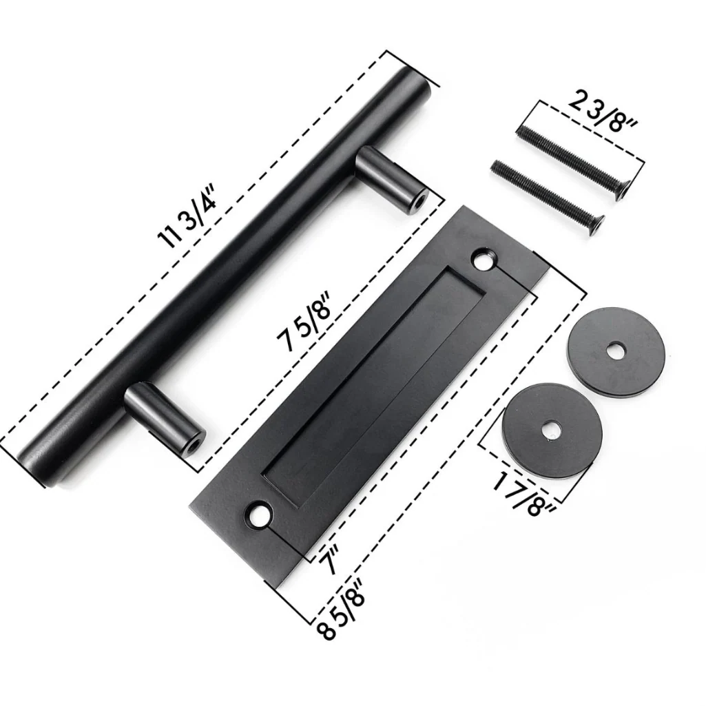 Dual Sided Barn Door Pull & Flush Handle - Image 4