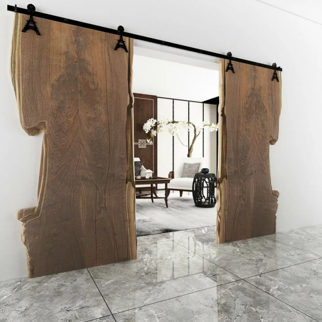 Eiffel Tower Single/Double Barn Door Hardware Kit - Image 4
