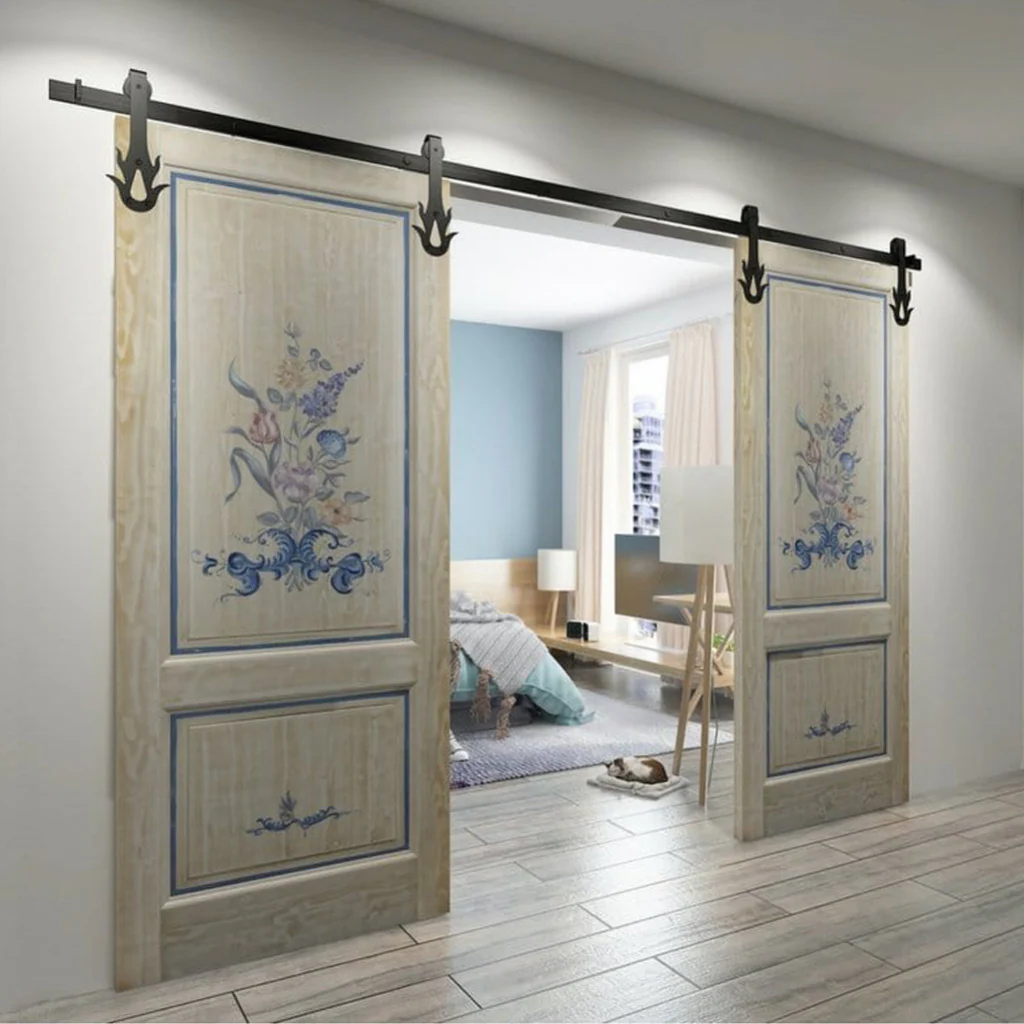 Fireball Single/Double Barn Door Hardware Kit - Image 4
