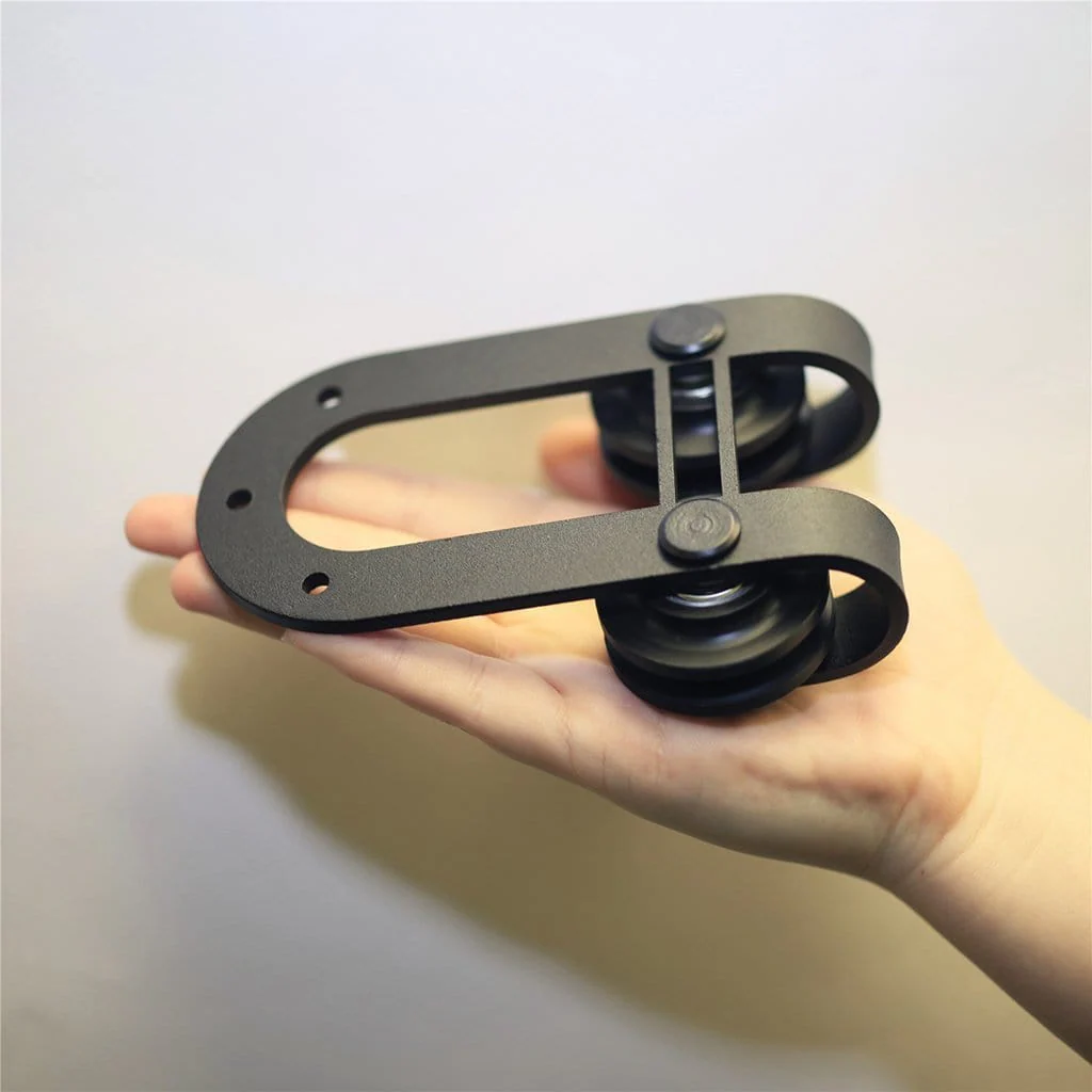 Horseshoe Hanger Mini Barn Door Hardware Kit - Image 5