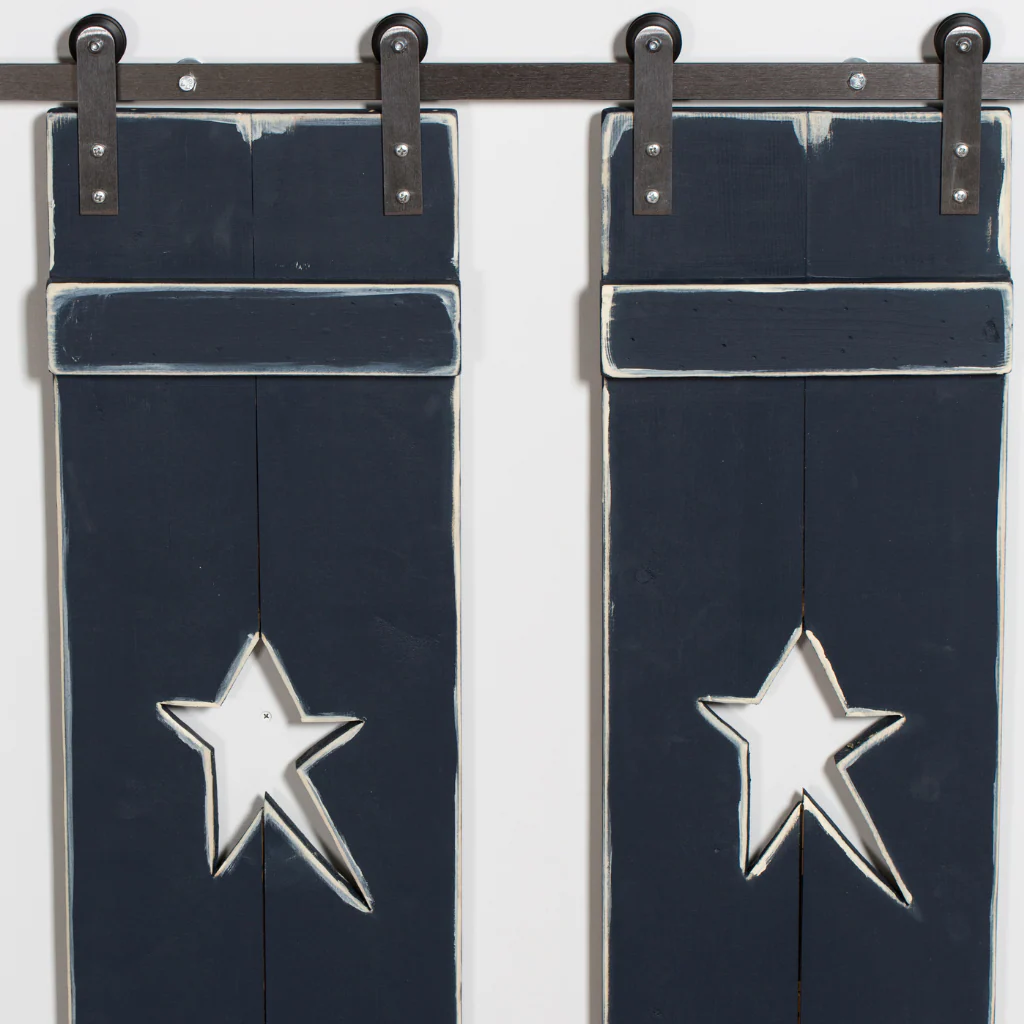 Leatherneck Classic Strap Mini Barn Door Hardware Kit, 50lb Capacity - Image 3