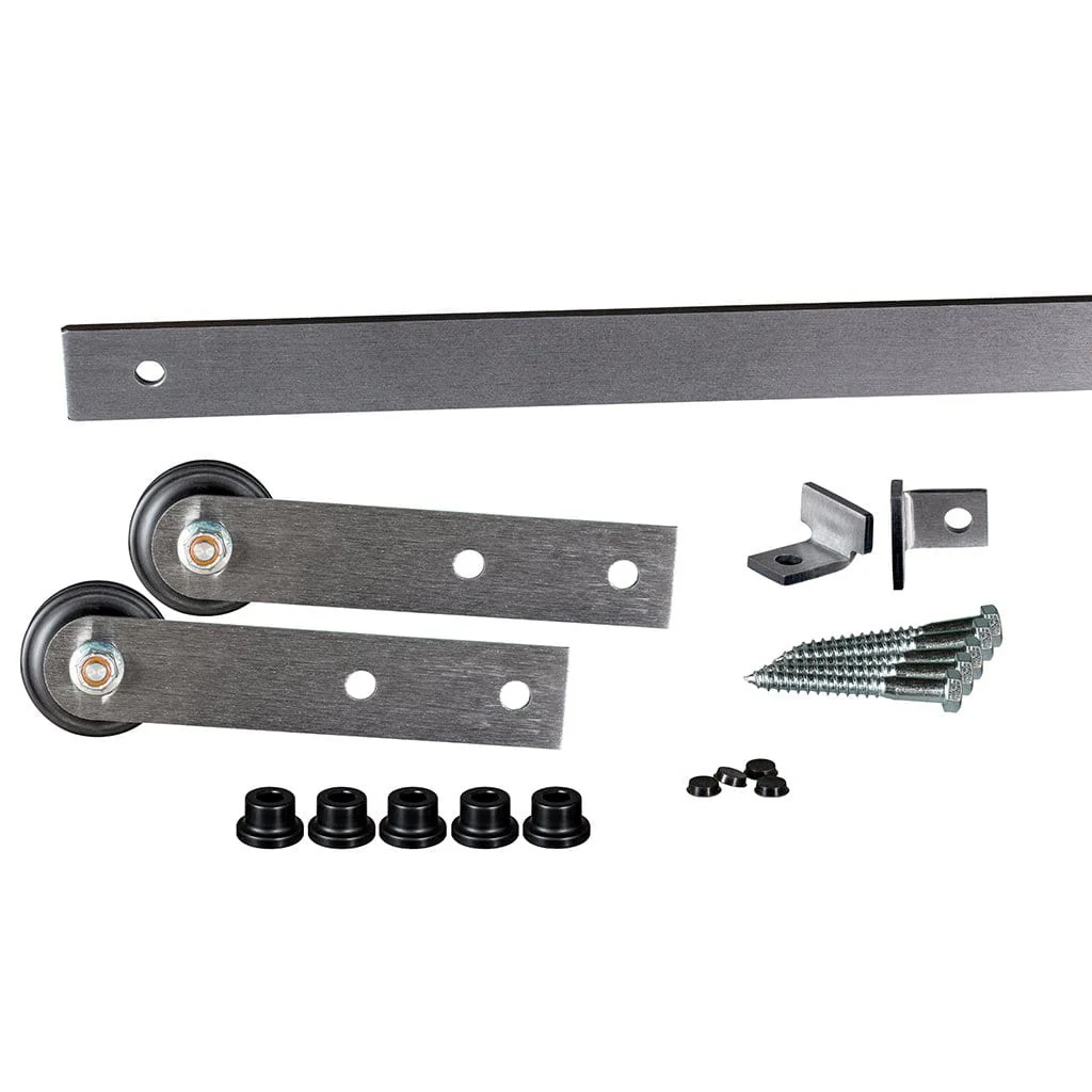 Leatherneck Classic Strap Mini Barn Door Hardware Kit, 200lb Capacity - Image 5