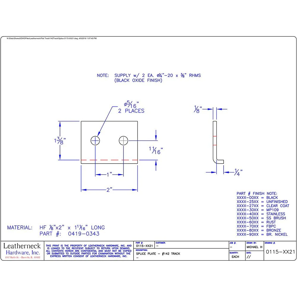 Leatherneck Hardware Track Splicer - Image 3