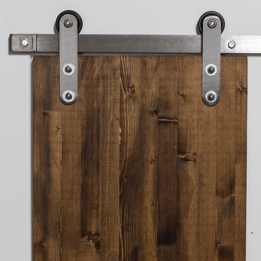 Leatherneck Rounded Strap Mini Barn Door Hardware Kit, 200lb Capacity - Image 3
