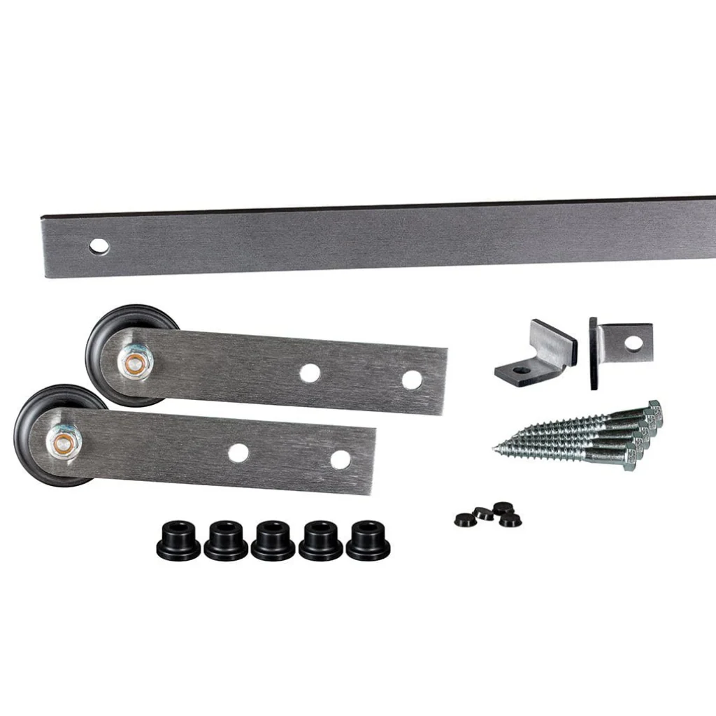 Leatherneck Rounded Strap Mini Barn Door Hardware Kit, 200lb Capacity - Image 4