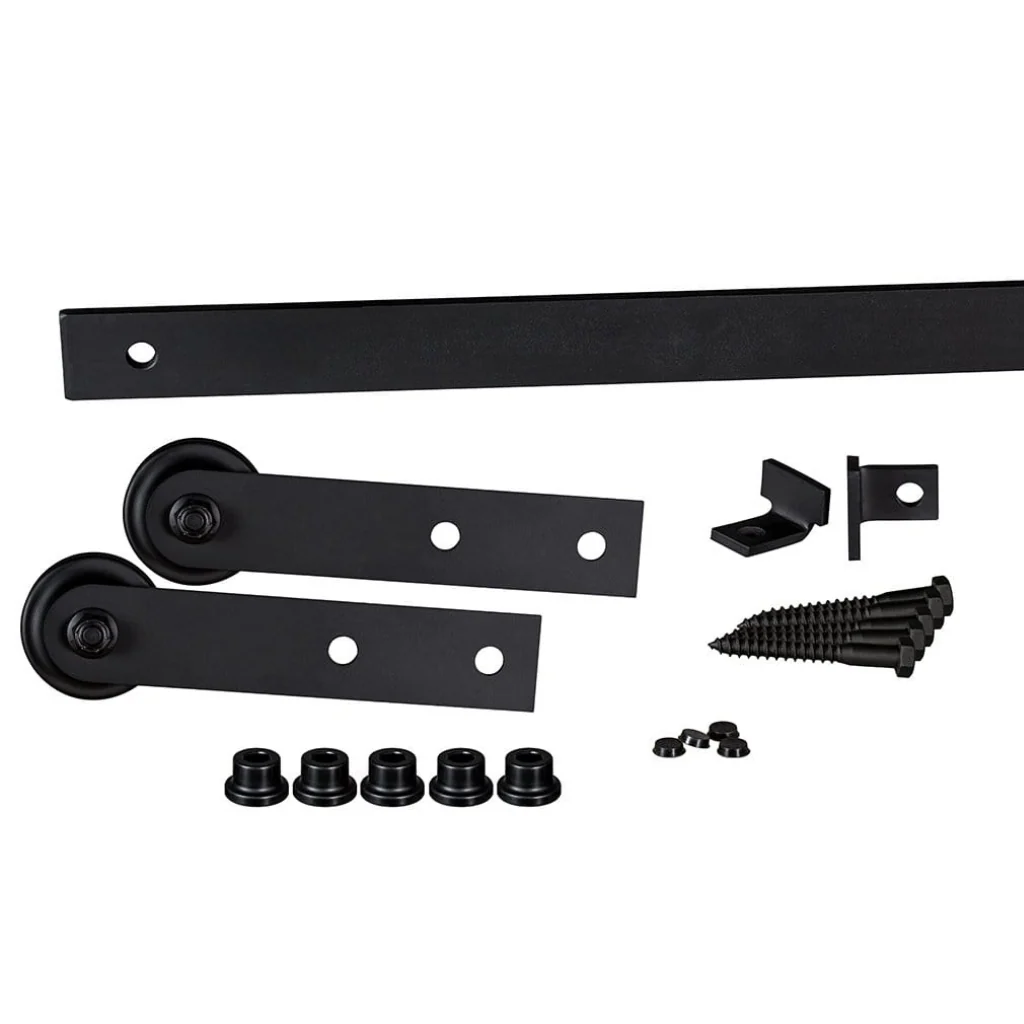 Leatherneck Rounded Strap Mini Barn Door Hardware Kit, 200lb Capacity - Image 6