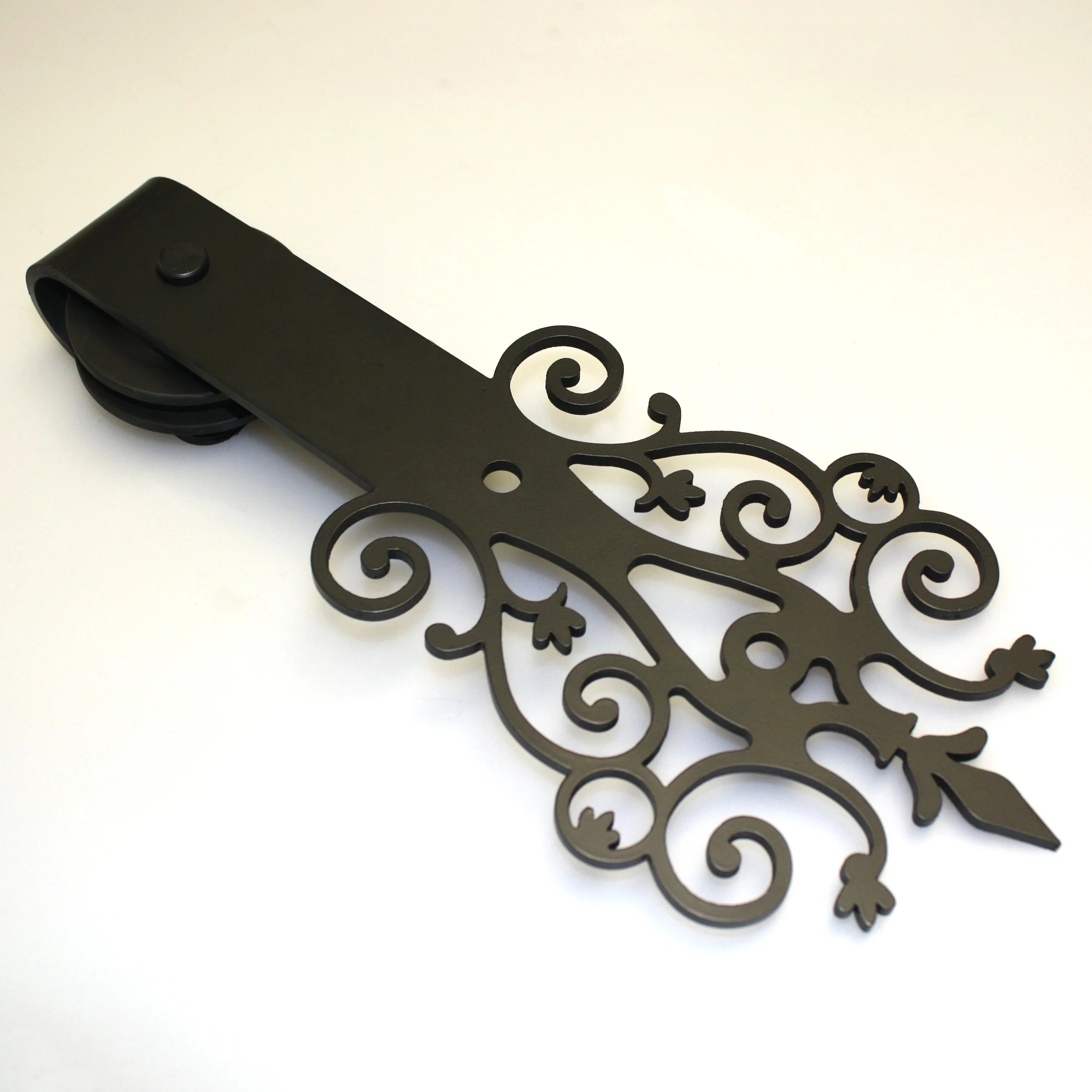 Leatherneck Wrought Iron Barn Door Hardware Kit - Image 2