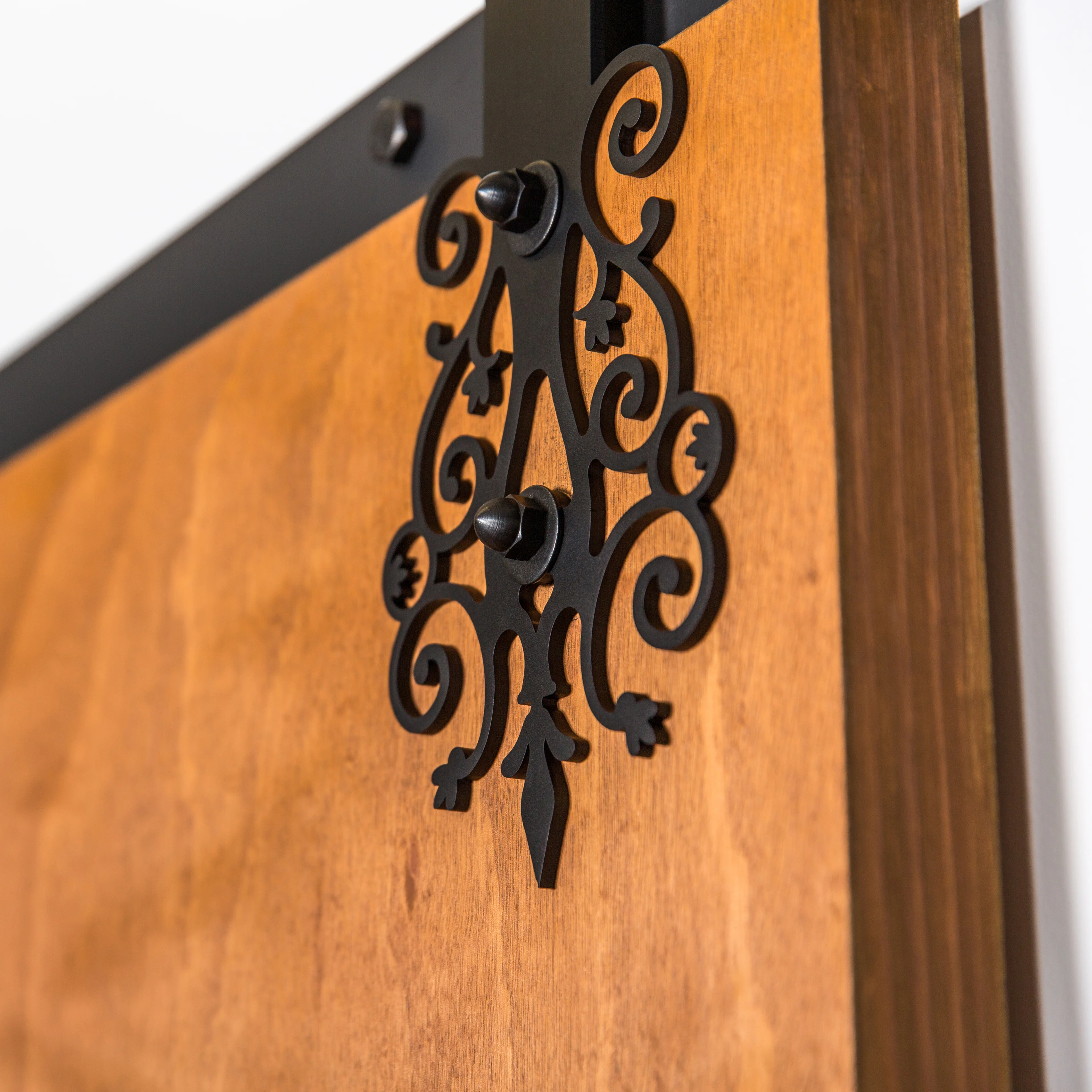 Leatherneck Wrought Iron Barn Door Hardware Kit - Image 4