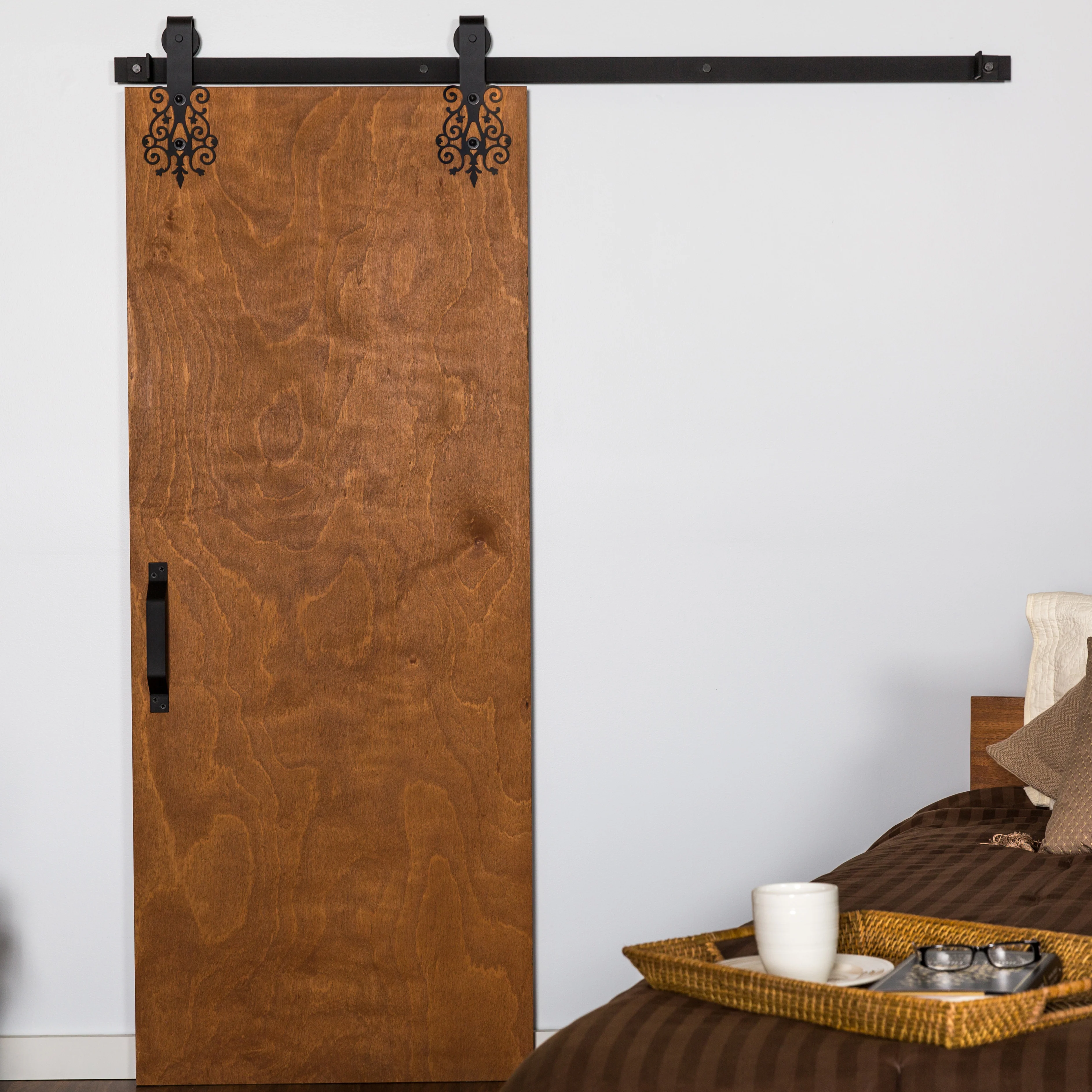 Leatherneck Wrought Iron Barn Door Hardware Kit - Image 5