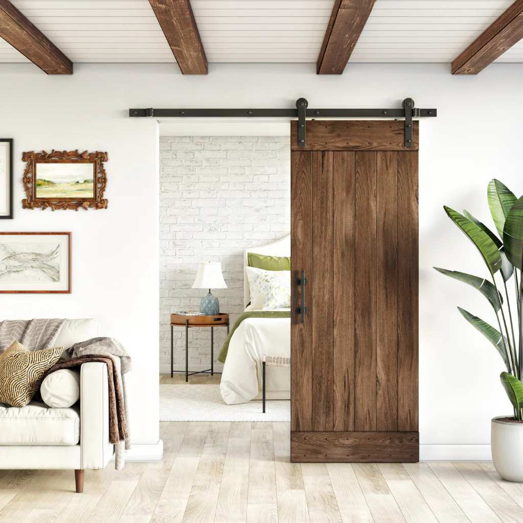 Low Profile Single/Double Barn Door Hardware Kit