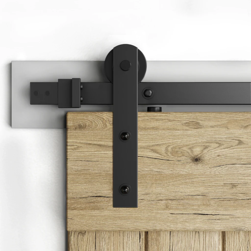 Low Profile Single/Double Barn Door Hardware Kit - Image 3
